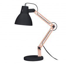 Stolná lampa Falun, E27, čierna
