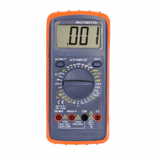 Multimeter, max. AC 600V/10A, max. DC 600V/10A, test diódy, bzučiak, hFE, kapacita, odpor