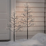 LED vonkajší stromček, 150cm, 360 LED, teplé biele svetlo, hnedá farba