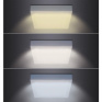 LED mini panel CCT, prisazený, 18W, 1530lm, 3000K, 4000K, 6000K, štvorcový