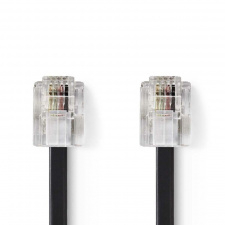 Bandridge VL telecom predlžovací kábel, čierna, 5m, TCGP90200BK50