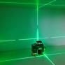 Laserová vodováha 12 línií, 360 °, zelený laser 