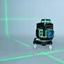 Laserová vodováha 12 línií, 360 °, zelený laser 