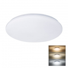 LED stropné svietidlo PLAIN, 3CCT, 24W, 1920lm, 3000K, 4000K, 6000K, okrúhle, 38cm