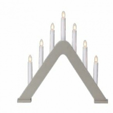  VAN144 - Vánoční svícen šedý 41*36cm, 241-71 