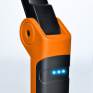 Pracovná nabíjacia LED lampa, 500lm + 70lm, COB, Li-Ion, USB, čiernooranžová