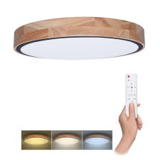 LED osvetlenie s diaľkovým ovládačom Iron Oak, 60W, 4200lm, 51cm, zmena chromatičnosti, stmievateľné LED osvetlenie s diaľkovým ovládačom Iron Oak, 60W, 4200lm, 51cm, zmena chromatičnosti, stmievateľné