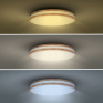 LED osvetlenie s diaľkovým ovládačom Woody, 48W, 3360lm, 38cm, zmena chromatickosti, stmievateľné