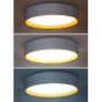 LED osvetlenie s diaľkovým ovládačom Larios White, 48W, 3360lm, 39cm, zmena chromatickosti, stmievateľná