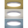 LED osvetlenie s diaľkovým ovládačom Estela White, 36W, 2700lm, 30cm, zmena chromatickosti, stmievateľná