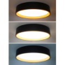 LED osvetlenie s diaľkovým ovládačom Larios Black, 48W, 3360lm, 39cm, zmena chromatickosti, stmievateľná