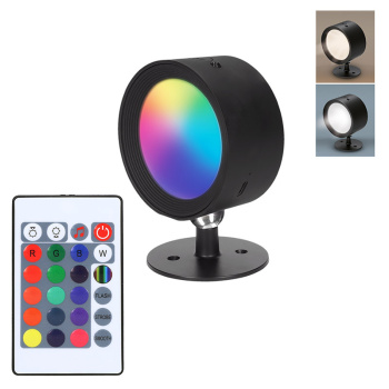 LED nabíjací RGB svetlo, diaľkový ovládač, Li-Ion, USB-C