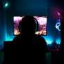 LED nabíjací RGB svetlo, diaľkový ovládač, Li-Ion, USB-C