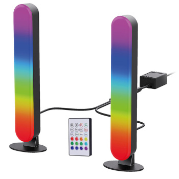 LED RGB osvetlenie Gaming, diaľkový ovládač, zvukový senzor, USB
