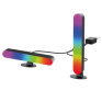 LED RGB osvetlenie Gaming, diaľkový ovládač, zvukový senzor, USB