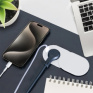 1z + USB A+C 20W PD vstavaná zásuvka s posuvným viečkom, 2m, matná biela