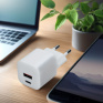 USB-C + USB-A fast charger GaN 20W PD