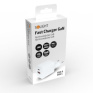 USB-C + USB-A fast charger GaN 20W PD