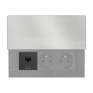 RJ45 Cat6 doplnkový modul pre vstavané zásuvky série PP128