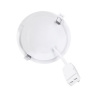 LED mini panel kúpeľňový 2v1, 3CCT, podhľadový / prisadený, 18W, 1530lm, IP54, biela, okrúhly