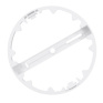 LED mini panel kúpeľňový 2v1, 3CCT, podhľadový / prisadený, 18W, 1530lm, IP54, biela, okrúhly