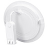 LED mini panel kúpeľňový 2v1, 3CCT, podhľadový / prisadený, 24W, 2040lm, IP54, biela, okrúhly
