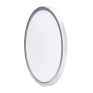 LED osvetlenie Acate s ochranou proti vlhkosti, IP54, 18W, 1620lm, 3CCT, 22cm, strieborná