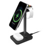 Stolová nabíjačka 3v1, Qi2, MagSafe kompatibilná