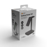 Stolová nabíjačka 3v1, Qi2, MagSafe kompatibilná
