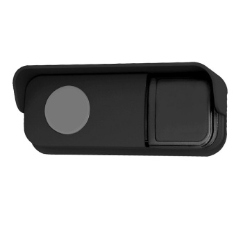 Bezdrôtové tlačidlo pre 1L67B, 200m, čierne, learning code, kryt na menovku