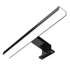 LED kúpeľňové osvetlenie nad zrkadlo 3v1, 7W, 455lm, 4000K, IP44, 40cm, čierna