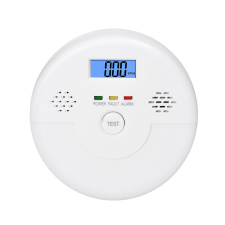 Detektor spalín CO + alarm, 85dB, 3x AA batéria