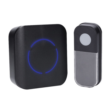 Bezdrôtový zvonček, do zásuvky, 180m, čierny, learning code