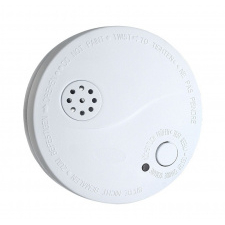 Detektor dymu + alarm, 85dB, biely + 9V batéria