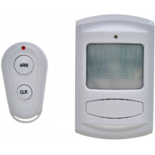 GSM alarm, pohybový senzor, diaľk. ovl., biely
