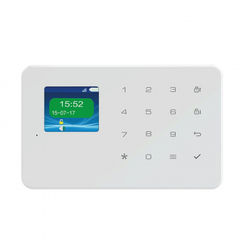 GSM alarm set, ovládací panel, 2x diaľkové ovládanie, PIR čidlo, okenný/dverný senzor