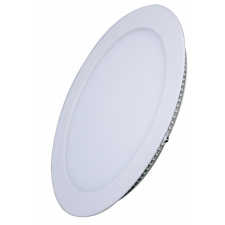 LED mini panel, podhľadový, 18W, 1530lm, 3000K, tenký, okrúhly, biely