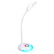 LED stolná lampička nabíjacia, 5W, RGB podsvietenie, stmievateľná, USB napájanie LED stolná lampička nabíjacia, 5W, RGB podsvietenie, stmievateľná, USB napájanie