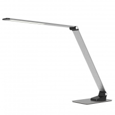 LED stolná lampička stmievateľná, 11W, zmena chromatickosti, brúsený hliník, strieborná LED stolná lampička stmievateľná, 11W, zmena chromatickosti, brúsený hliník, strieborná