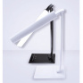 LED stolná lampička stmievateľná, 12W, voľba teploty svetla, USB, biely lesk
