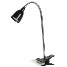 LED stolná lampička, 2,5W, 3000K, clip, čierna farba