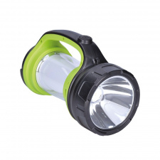 Nabíjacie LED svietidlo s lampášom, 3W Cree, 168lm + 200lm, zeleno-čierna Nabíjacie LED svietidlo s lampášom, 3W Cree, 168lm + 200lm, zeleno-čierna