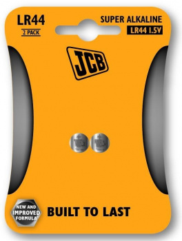 JCB alkalická batéria LR44, blister 2 ks