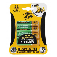 JCB RTU NiMH AA/R06, min.2400mAh, prednabitá, blister 4 ks