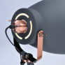Stojaca lampa Torino, trojnožka, 145cm, E27, čierna