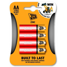 JCB zinko-chloridová batéria R06, blister 4 ks