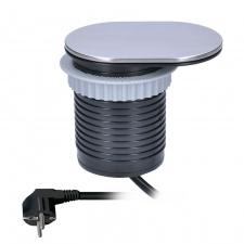 1x vstavaná zásuvka + 1x USB s posuvným viečkom, dĺžka 1,9 m, USB 2400mA