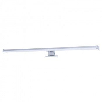 LED kúpeľňové osvetlenie nad zrkadlo, 12W, 900lm, 4000K, IP44, 60cm, strieborné